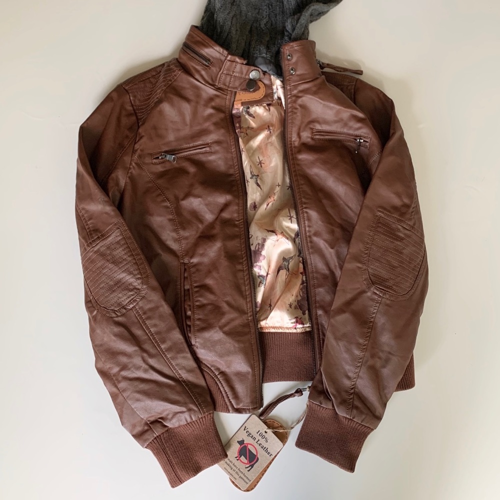 Miss Posh Faux Leather Jacket